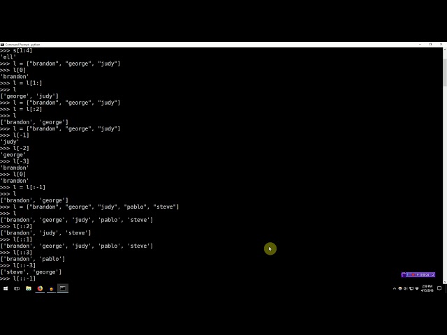 Learning Python 009: Sequence Slicing