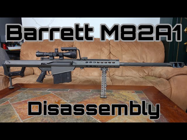 Barrett M82 aka M107 Disassembly