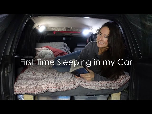 Car Camping! 🚗 My First Time Sleeping in my Land Rover Freelander Conversion