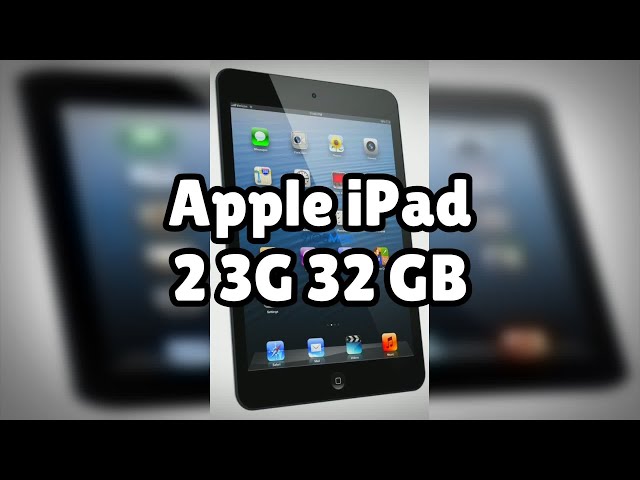 Photos of the Apple iPad 2 3G 32 GB | Not A Review!