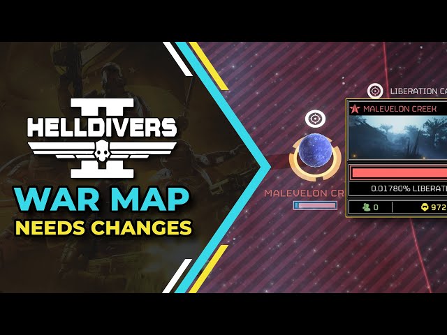 Helldivers 2 War Map Needs Updating