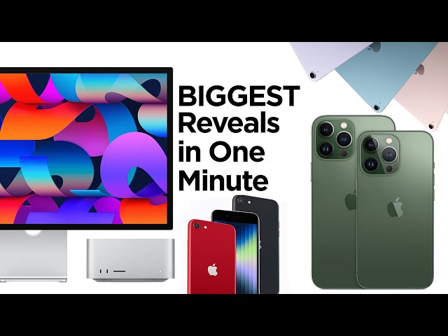 Apple Mac Studio Event: Every Reveal in One Minute! #shorts