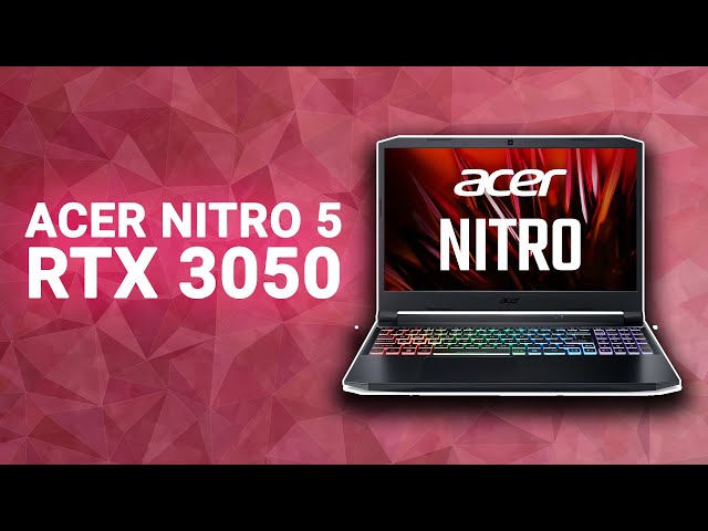 Acer Nitro 5 RTX 3050 AMD 5600H 2021