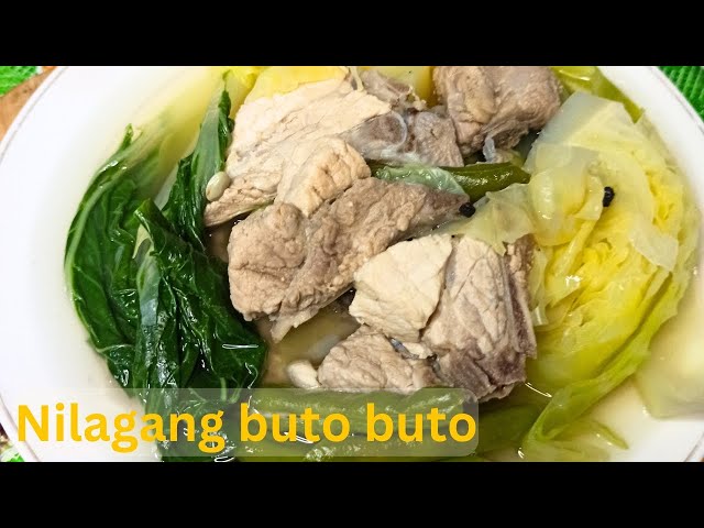 Paano magluto ng nilagang buto buto ng baboy | Simple and easy pork nilaga | Nilagang baboy recipes
