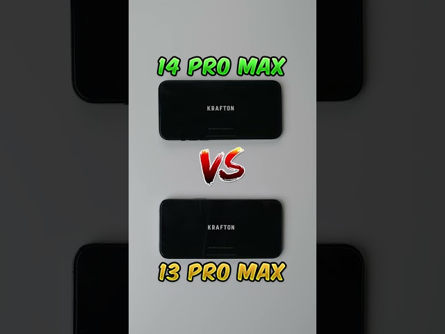PUBG Mobile Speed Test (iPhone 14 Pro Max vs iPhone 13 Pro Max) #bgmi #shorts