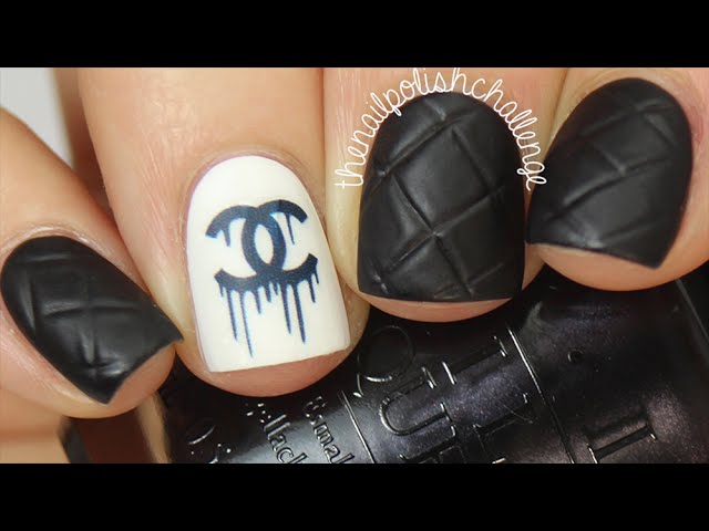 Easy Chanel Designer Nail Art DIY || KELLI MARISSA