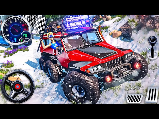 Offroad Jeep Driving 3D Simulator - Real Luxury SUV 4x4 Hummer Driver - Android GamePlay #3