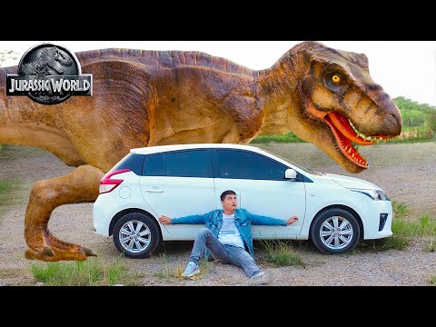 Most REALISTIC T-Rex Chase | Jurassic World Dominion Final Battle | Dinosaur Movie | Ms.Sandy