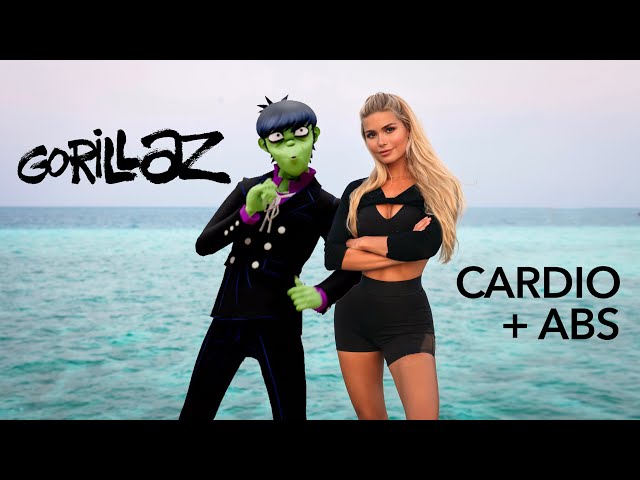 10 MIN GORILLAZ - ABS + CARDIO / fun & energetic workout with Murdoc