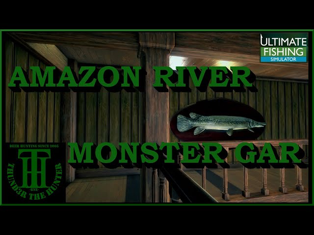 Massive Alligator Gar from Amazon River! - Ultimate Fishing Simulator (Normal Mode) [PC]