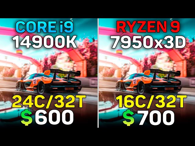 Core i9 14900k vs Ryzen 9 7950x3D - Best Gaming CPU ?
