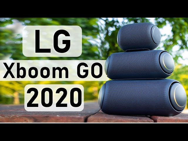 NEW LG XBoom Go PL2/PL5/PL7 Bluetooth Speaker ((COLOR CHANGING LED RINGS & DUAL ACTION BASS))