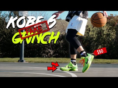 Playing Basketball In Fake Kobe 6 Grinch's (Performance Review)