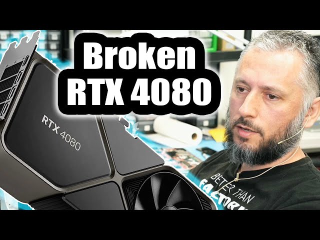 Notorious RTX 4080 Graphics card Repair - Connectors are breaking like biscuits.