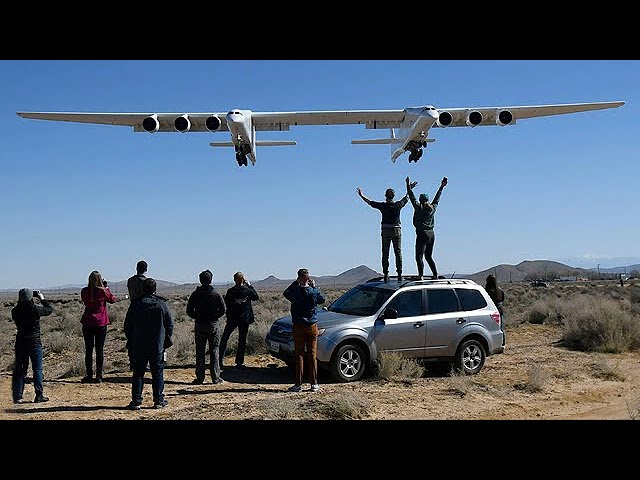 World's Largest Airplane That Can Launch Rockets into SPACE!