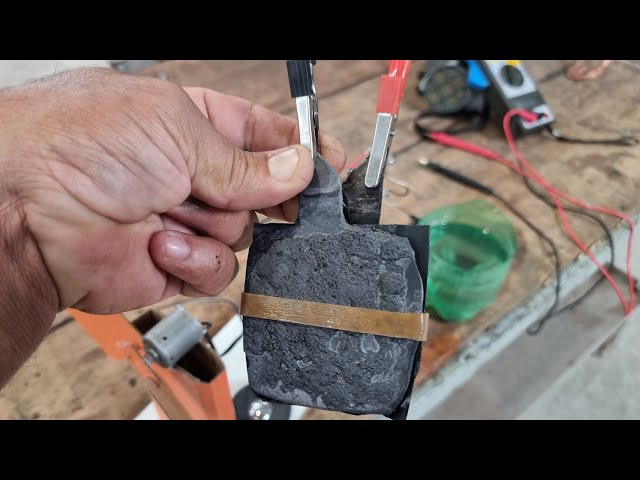 Testing a homemade lead acid battery