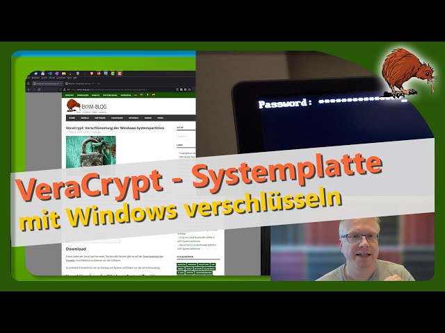 VeraCrypt: Verschlüsselung der Windows Systempartition