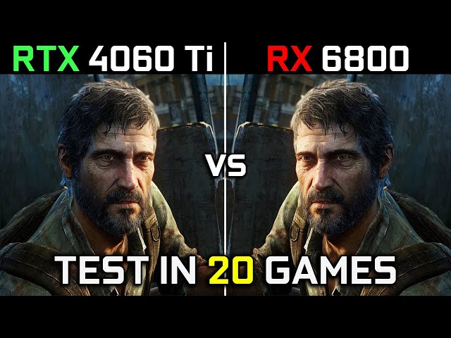 RTX 4060 Ti vs RX 6800 | Test in 20 Games | The Ultimate Comparison! 🔥 | 2023