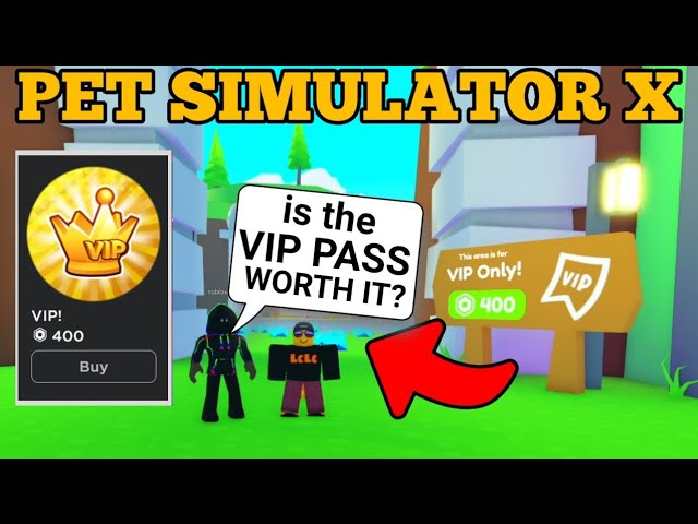 is VIP pass WORTH it? Pet Simulator X (ROBLOX)