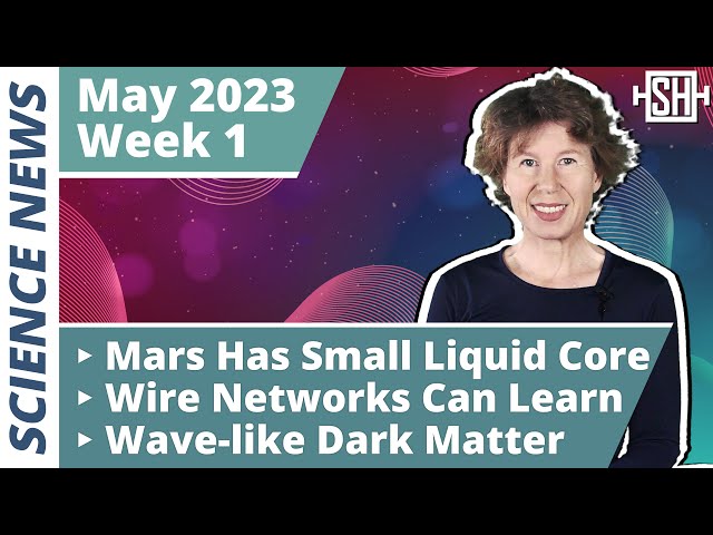 A wire network that learns, wave-like dark matter, Mars's core & more science news from this week.