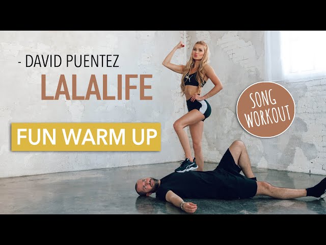 LaLaLife - David Puentez // FUN FULL BODY WARM UP / No Equipment I Pamela Reif