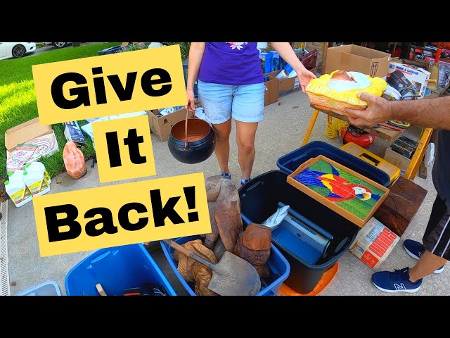 I Can't Believe People Act Like This At Garage Sales!