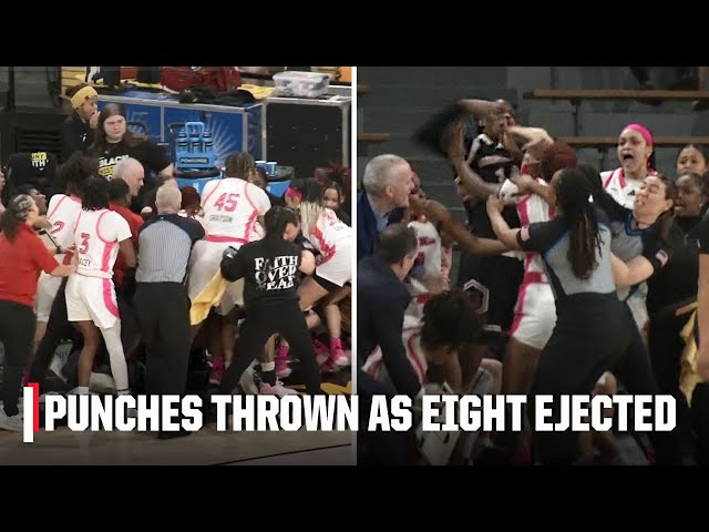 5 players, 3 fans ejected after huge melee in Arkansas State-Southern Miss | ESPN College Basketball