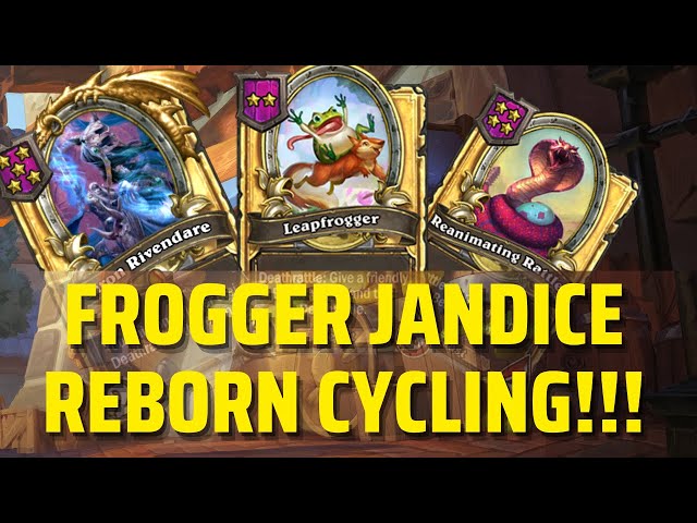 Frogger Jandice Reborn Cycling! | Hearthstone Battlegrounds | Patch 21.2 | bofur_hs
