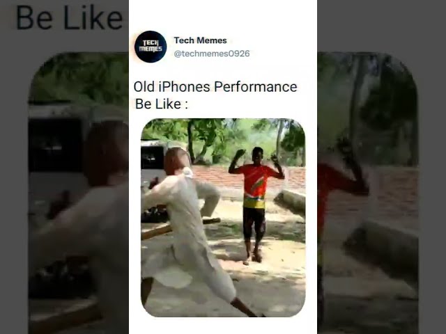 Old iPhones Performance 😂😂😂