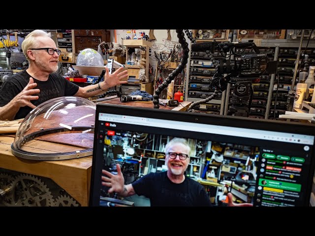 Adam Savage's Live Streams: Conventions, Tennis Elbow, 3D Printing and More