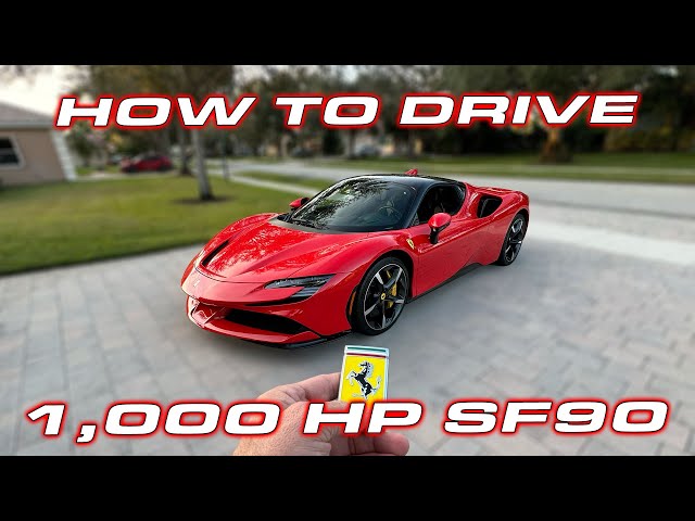 How to drive the 1,000 HP Ferrari SF90 Stradale