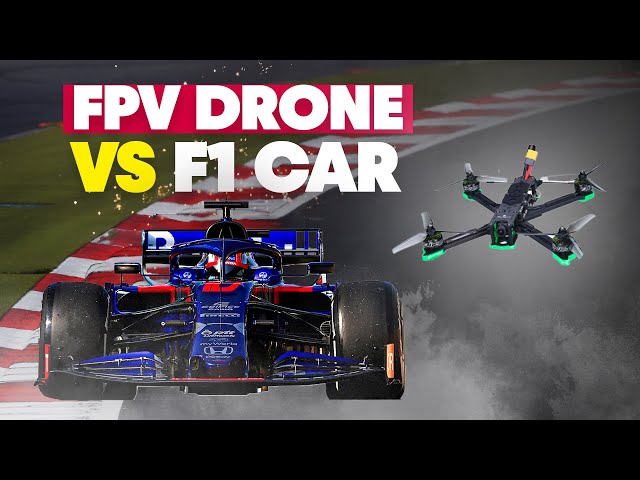FPV Drone VS Formula 1 Car? Who Will Win? | Scuderia Toro Rosso