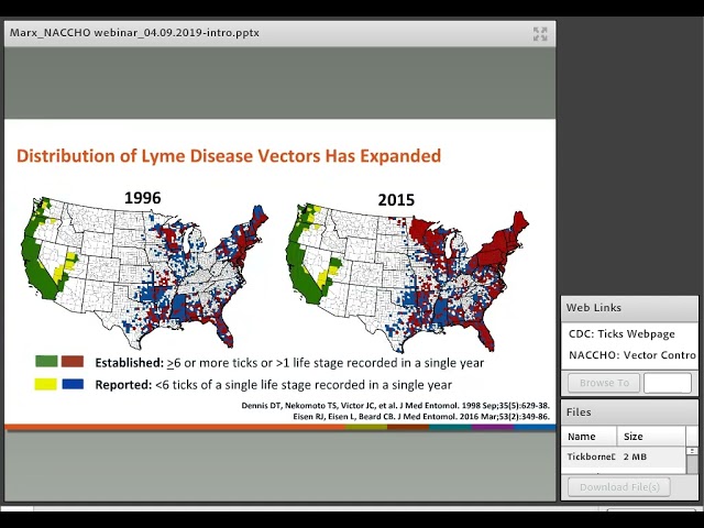 Webinar: Tickborne Diseases - A CDC Update (2019)