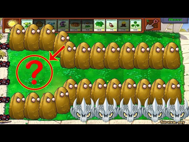 Plants Zombies 999 Chomper Tall-nut vs All Zombies Dr. Zombos P1