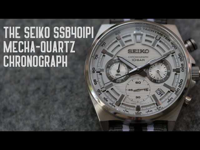 The Seiko SSB401P1 Mecha-Quartz Review
