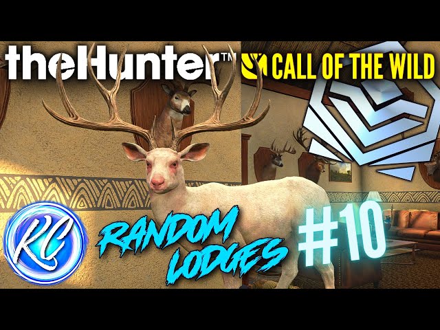 SUPER RARE Albino Diamond Mule Deer?! Random Multiplayer Trophy Lodge Tours #10! | Call of the Wild
