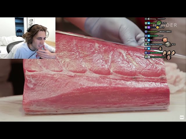 xQc Reacts to How A 600 Pound Tunafish Sells For $3 Million At The Largest Fish Market In The World.