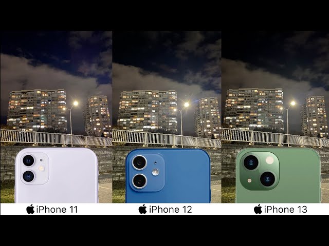 iPhone 11 vs iPhone 12 vs iPhone 13 CAMERA COMPARISON!