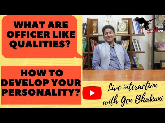 Your Personality & OLQ's Are Crucial | LIVE QnA with Maj Gen VPS Bhakuni | SSB Sure Shot Academy