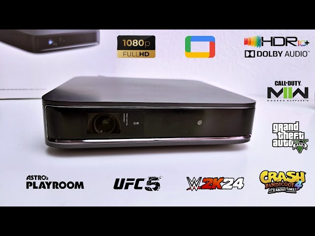 Dangbei Atom Laser Projector Review | 1200 ISO Lumens | HDR10 - Massive 100" PS5 Gaming!
