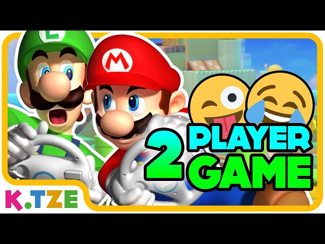 Super Mario 2 Player 🏎😂 Kart Action! | K.Tze