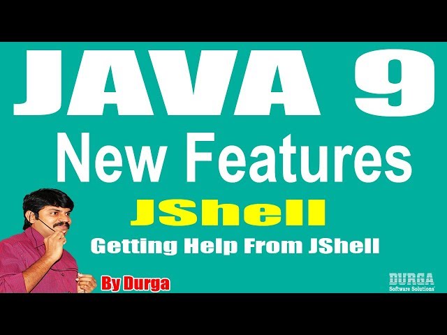 Java 9 New  Features || JShell | Session - 6||  Getting Help From JShell by Durgasir