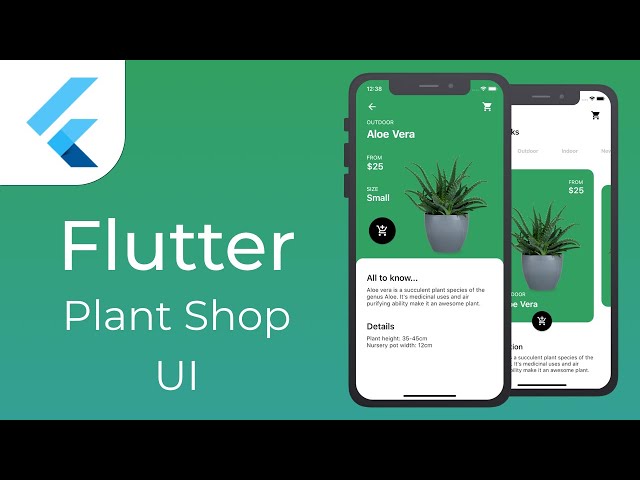 Flutter Plant Shop UI | Speed Code