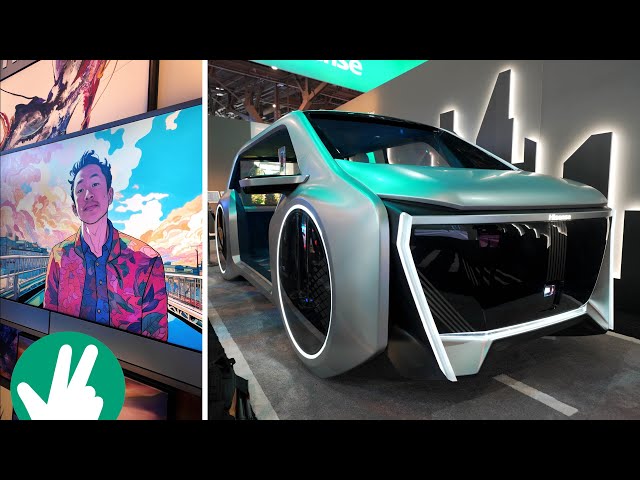 Hisense CanvasTV TRICKED me at CES 2024! (with 110UX and Automobile Laser Display)