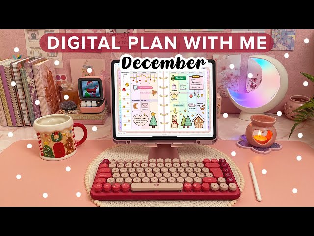 Digital plan with me on my iPad 🎄 Christmas december goodnotes planner
