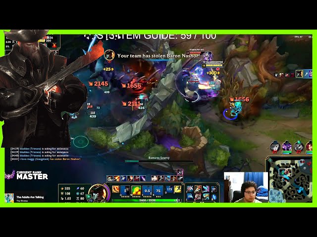 How to steal baron with Gangplank... Lol Daily Moment Ep52