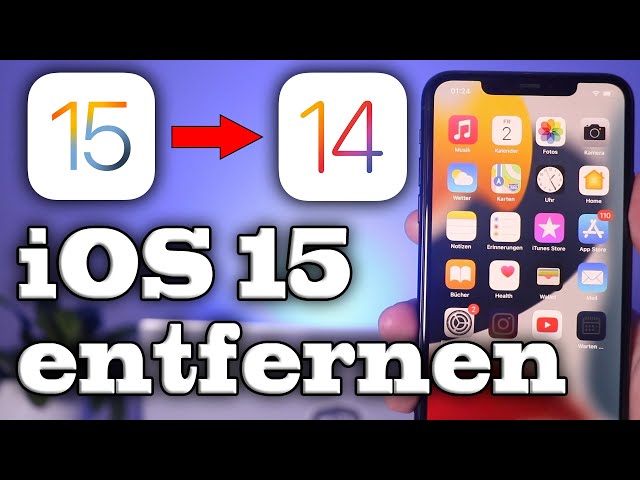 iOS 15 Beta auf iOS 14 zurücksetzen ohne Daten zu verlieren | iOS & iPadOS 15 Beta löschen | Deutsch