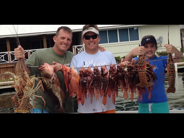 A day on the water! Lionfish, Lobster, Sailfish and lots of good memories!!!
