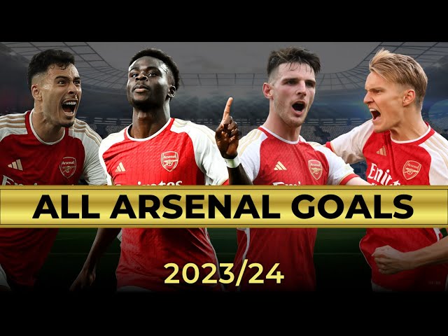All 89 Arsenal Goals 2023/24 So Far | Gunners Believe 🏆 | CINEMATIC STYLE