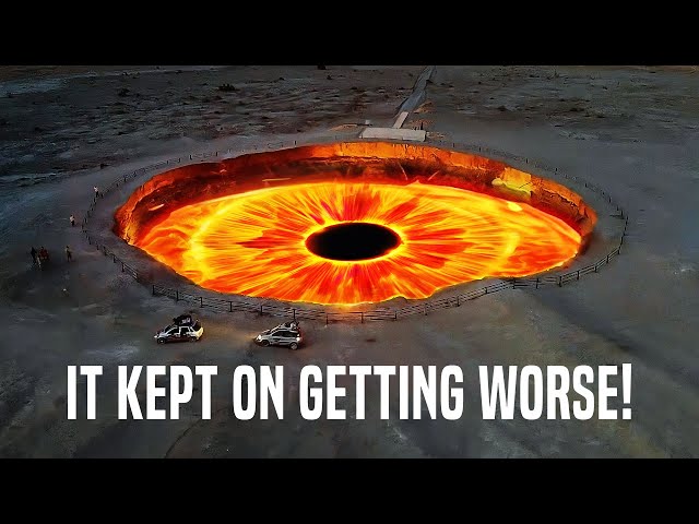 Sinkhole Leading to Hell. In Some Point The Borehole-Drilling Project Went Terribly Wrong